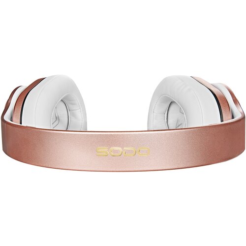 Беспроводные наушникиколонка SODO MH10 Bluetooth AUX 450 мАч розовое золото 3ВтNFCTFFM 257200₽