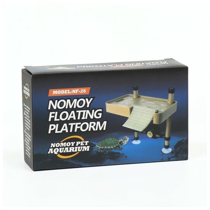NOMOy Pet Платформа для рептилий NomoyPet на регулируемых опорах, 20 х 11,8 х 22 см - фотография № 12