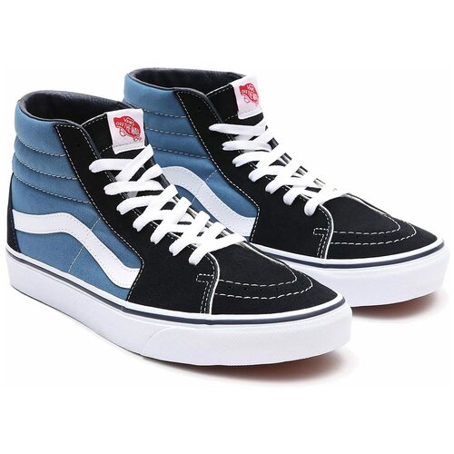 фото Кеды vans sk8-hi, полнота f, размер 9 us, черный/синий