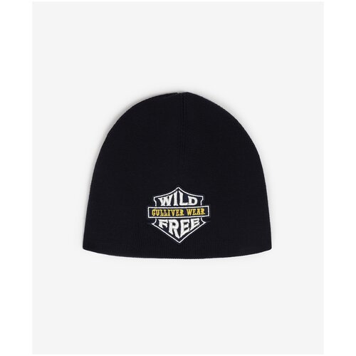 фото Шапка из футера черная gulliver, размер 46, модель 12233bbc7306