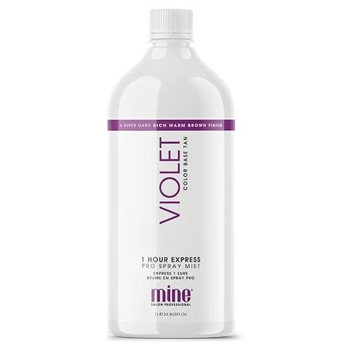 Лосьон для моментального загара MineTan Violet Pro Spray Mist 14% DHA 1000 мл лосьон для моментального загара minetan wonder tan pro spray mist 13% dha 1000 мл