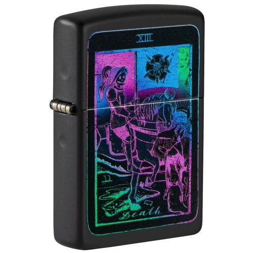 Зажигалка ZIPPO 49698 Black Light Tarot Card Design