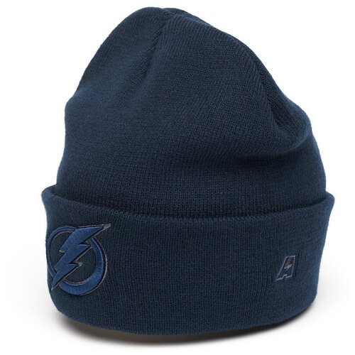 Шапка Atributika & Club, размер 55-58, синий шапка без отворота nhl tampa bay lightning atributika
