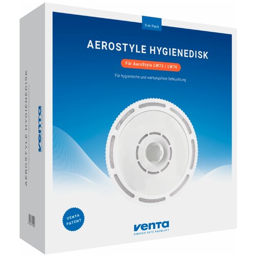 Гигиенический диск Venta для AEROSTYLE LW73LW74 (3 шт) фильтр venta гигиенический диск для venta lph60 lw60 62