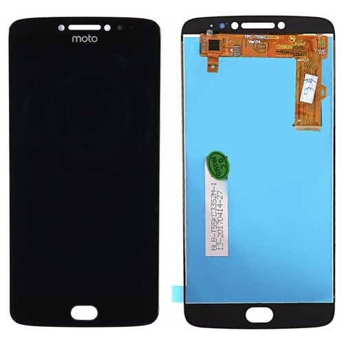 Дисплей для Motorola Moto E4 Plus (в сборе с тачскрином) черный 100% new brand lcd polarizer film polarization film polarized light film for motorola moto e4 e4 plus