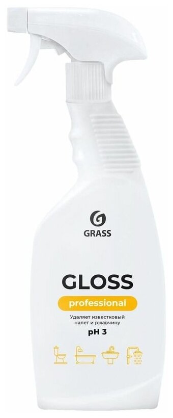 Чистящее средство для ванной комнаты Grass Gloss 600 мл - фото №13