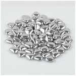 Декор Сердечки серебряные шоколадные Ambrosio, 100 гр. - изображение