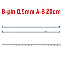 Шлейф тачпада для ноутбука Asus X750VA FFC 8-pin Шаг 0.5mm Длина 20cm Обратный A-B AWM 20624 80C 60V VW-1