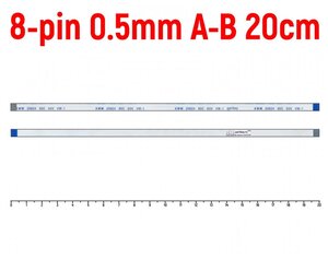 Шлейф тачпада для ноутбука Asus X552MJ FFC 8-pin Шаг 0.5mm Длина 20cm Обратный A-B AWM 20624 80C 60V VW-1