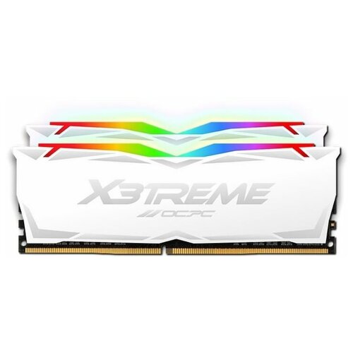 Модуль памяти DDR 4 DIMM 32Gb 16Gbx2 3200Mhz OCPC X3 RGB MMX3A2K32GD432C16W RGB CL16 WHITE 929500₽