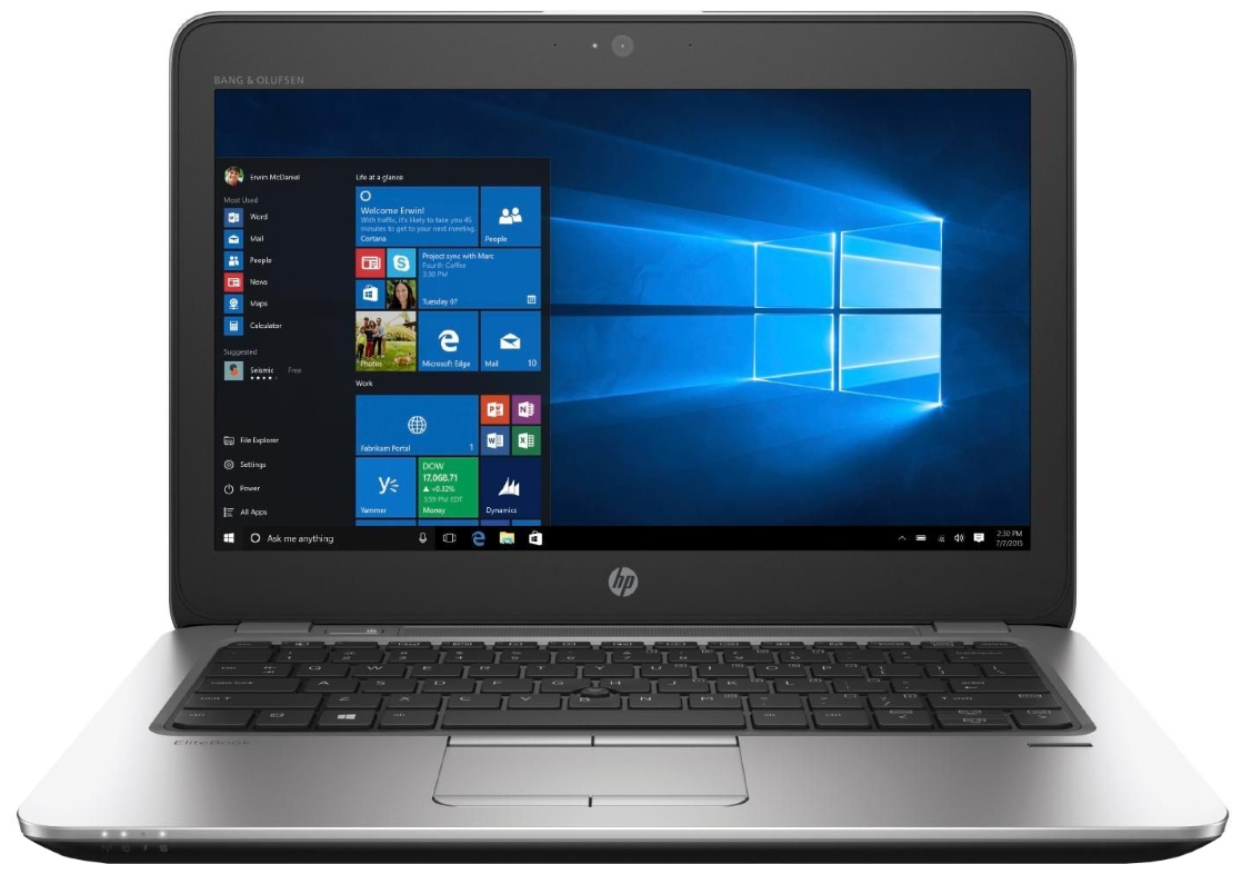 12.5" Ноутбук HP EliteBook 820 G4 (1366x768, Intel Core i5-7300U, RAM 4ГБ, SSD 128ГБ, Intel HD Graphics 620, Win 10Pro)