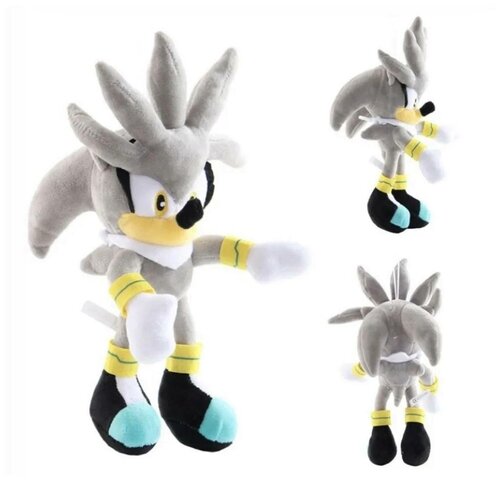 Мягкая Игрушка Sonic Silver the Hedgehog (Ёж Сильвер, Соник) - 40 см