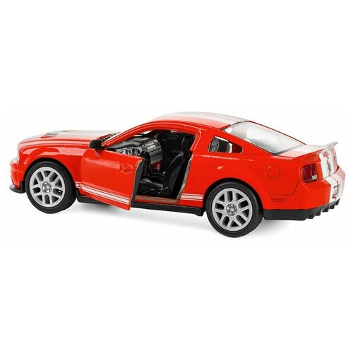 Металлическая машинка игрушка 1:38 2007 Ford Shelby GT500 KT5310W инерционный в коробке Микс