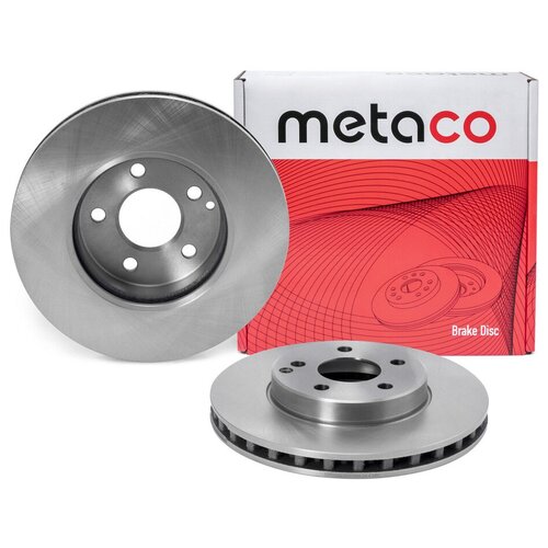 METACO 3050-132 Диск тормозной передний вентилируемый 2шт