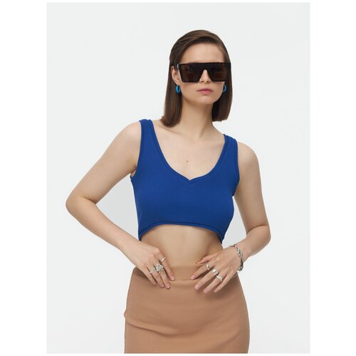фото Кроп-топ humanist, размер s/m, синий