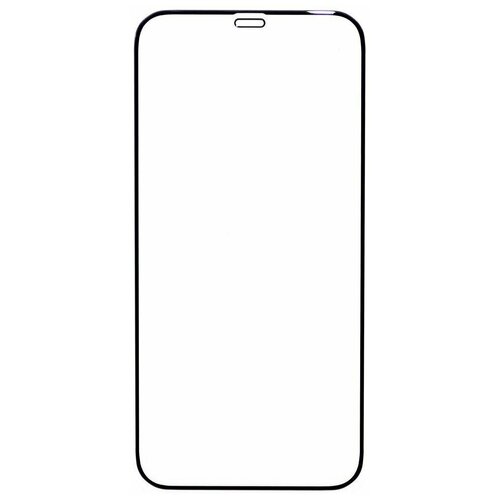 Защитное стекло для iPhone 12 Pro Max с черной рамкой 2,5D Full Glue