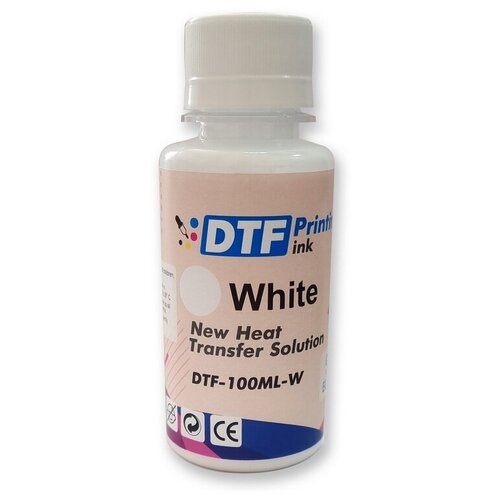 Чернила текстильные DTF White (белый) 100 мл
