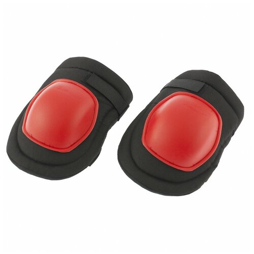 наколенники защитные с пластиковыми чашками Наколенник matrix 89410, 2 шт., черный/красный