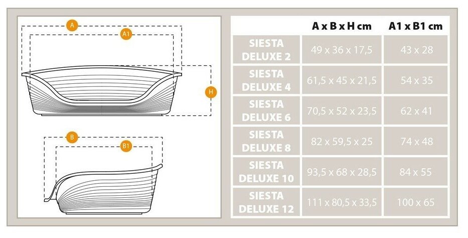 Лежак пластиковый для собак FERPLAST SIESTA DELUXE 6, 70,5 х 52 х 23,5 см (розовый) - фотография № 3