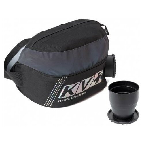 Термобак KV+ waist bag reflex 23D34 на пояс, черный 1 л. термос подсумок toko 1 л