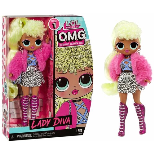 Кукла L.O.L. Surprise! O.M.G. Lady Diva игрушка l o l surprise кукла omg dance doll miss