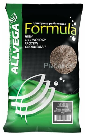 Прикормка Allvega Formula Black Bream черный лещ 900г