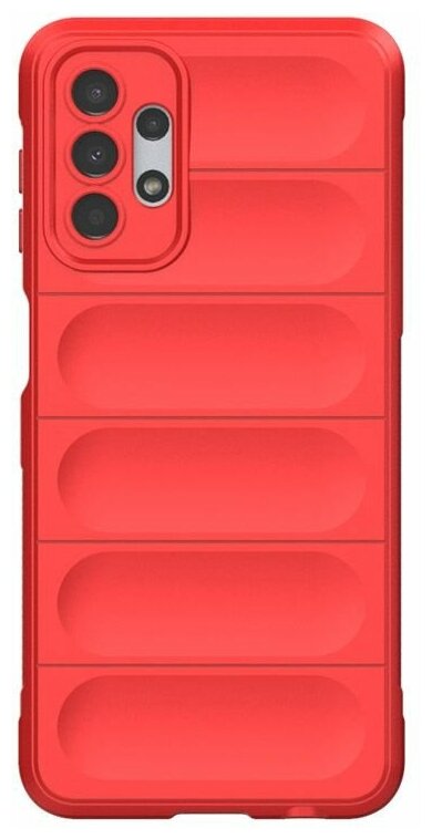 Противоударный чехол Flexible Case для Samsung Galaxy A13 красный