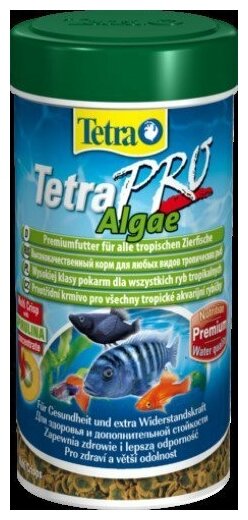 TetraPro Algae Crisps раст.корм для всех видов рыб в чипсах 500 мл - фотография № 14