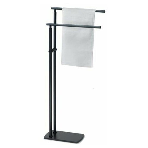 Стойка Gedy G-Florida: 2 полотенцедержателя, черный матовый