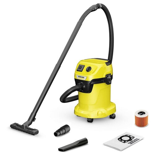Профессиональный пылесос Karcher WD 3 P V-17420 1628-1700 выдув розетка 17 л 15590₽