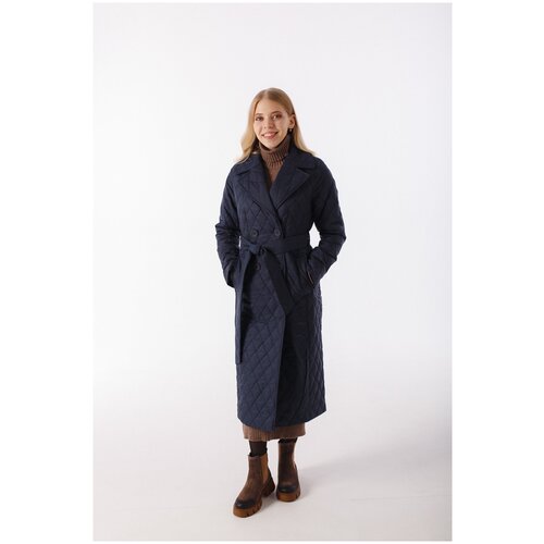 KR-271 Пальто женское синий Sempati