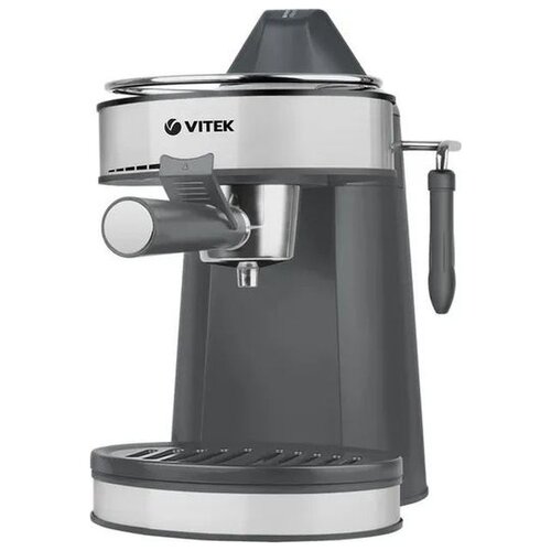 Кофеварка рожковая VITEK VT-1524, серый кофеварка рожковая черный solis 1170