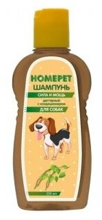 HOMEPET сила И мощь 220 мл шампунь для собак дегтярный с кондиционером - фотография № 3