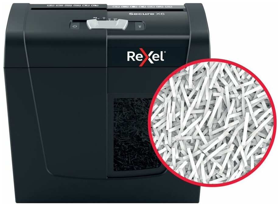 Уничтожитель документов REXEL Secure X6 EU черный (2020122EU) — фото 2