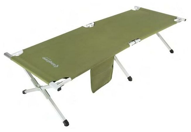 Туристическая кровать складная KING CAMP 3806A Armyman Camping Bed (зеленый 190Х63Х42)