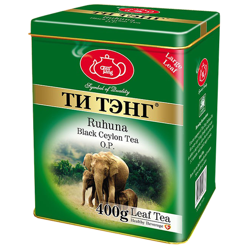 Чай черный ТИ тэнг в металл. банке "Рухуна" O.P. 400 гр.