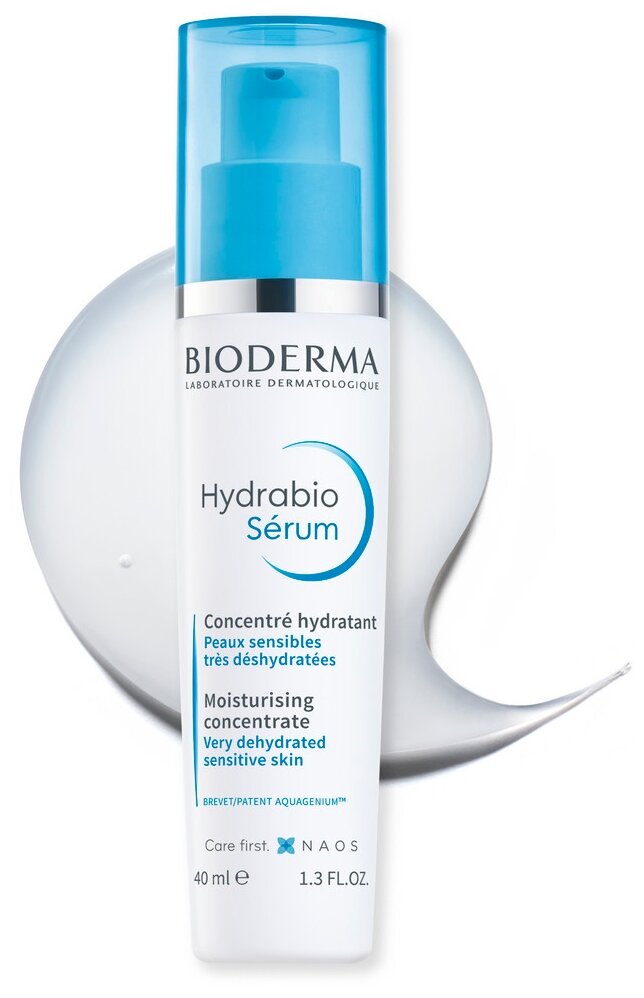 Bioderma сыворотка для лица Hydrabio с гиалуроновой кислотой для обезвоженной кожи, 40 мл