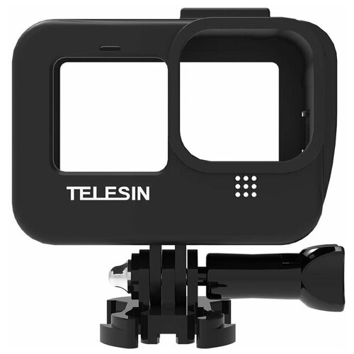 Пластиковая рамка Telesin для GoPro 9/10/11 Black с двумя креплениями холодный башмак защёлка telesin с двумя креплениями для аксессуаров и экшен камеры gopro
