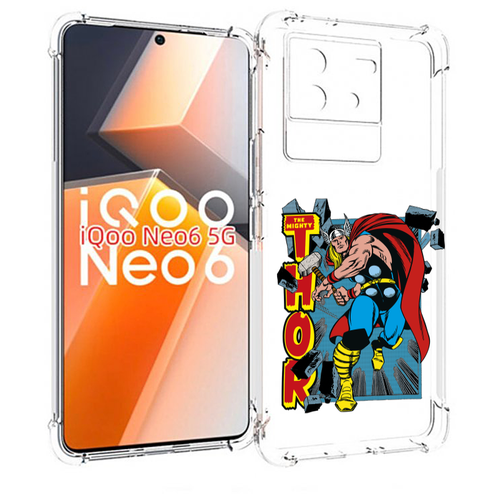 Чехол MyPads тор комикс для Vivo iQoo Neo 6 5G задняя-панель-накладка-бампер