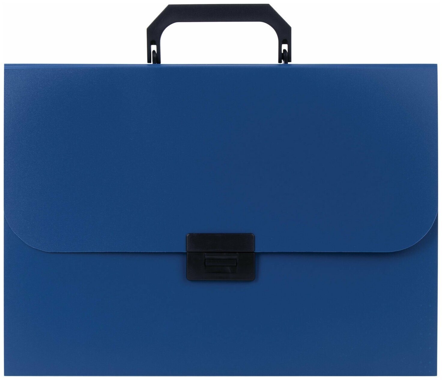 Портфель пластиковый Staff А4, (330*235*36 мм), 7 отделений, индексные ярлыки, синий (229242)