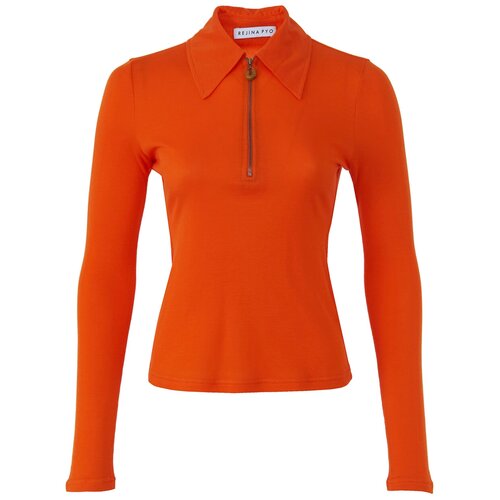 фото Лонгслив rejina pyo c389k оранжевый s