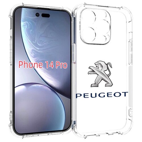 Чехол MyPads peugeot-пежо-3 мужской для iPhone 14 Pro задняя-панель-накладка-бампер чехол mypads peugeot пежо 3 мужской для tecno pop 6 pro задняя панель накладка бампер