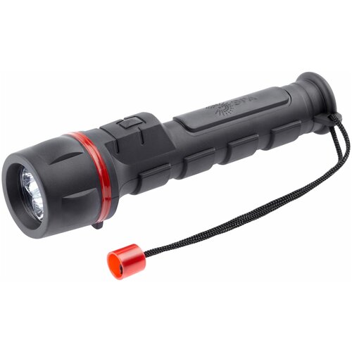 фото Фонарь светодиодный эра r2aa, 3 x led, обрезиненный корпус, питание 2xaa (в комплект не входят)