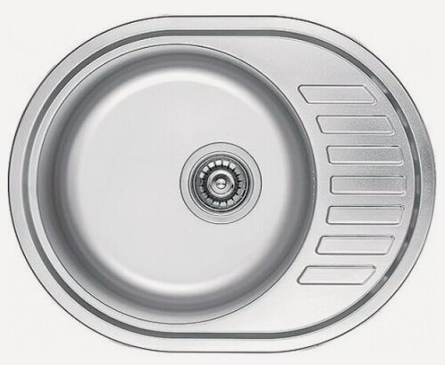 Изображение товара Мойка для кухни Kaiser® Kaiser KSS-5745L 570*450*180*0.8mm (врезная, хром/левая)