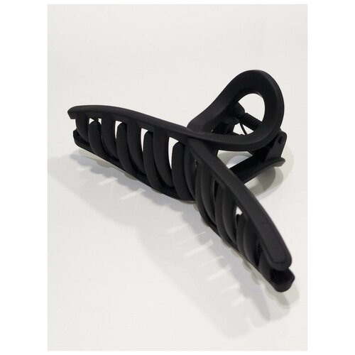 Заколка для волос/краб для волос HairStyle черный, 11 см