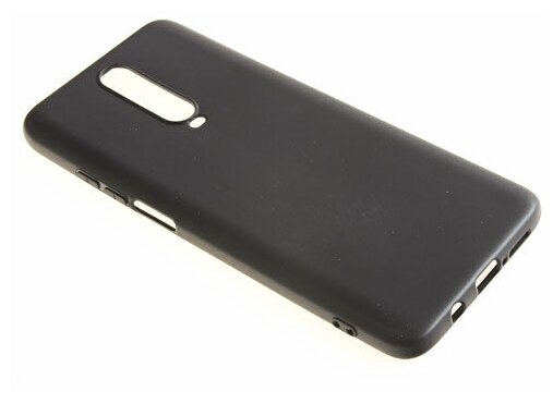 Силиконовый чехол TPU Case матовый для Xiaomi Redmi K30 черный