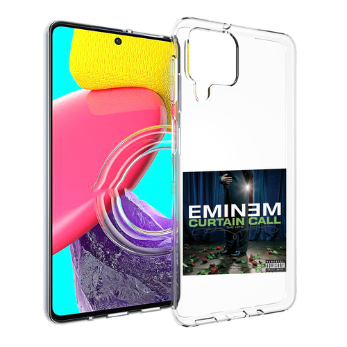 Чехол MyPads Eminem CURTAIN CALL, THE HITS для Samsung Galaxy M53 (SM-M536) задняя-панель-накладка-бампер чехол mypads eminem curtain call the hits для meizu m3 note задняя панель накладка бампер