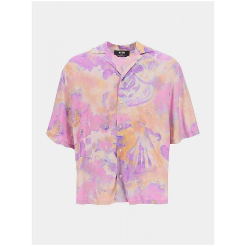 Рубашка MSGM Psychedelic Seabed, Лиловый, 44