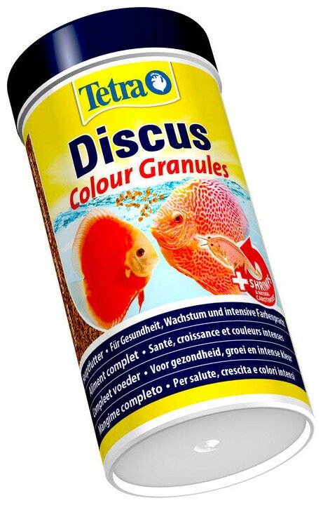 Корм для улучшения красной окраски дискусов TETRA Diskus Color 250ml гранулы - фотография № 6