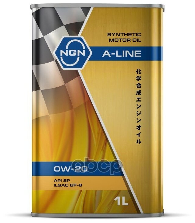 NGN Масло Моторное Ngn A-Line 0w-20 Синтетическое 1 Л V182575104